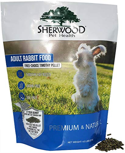 Sherwood Pet Health - Adult Rabbit Food - Free Choice Timothy Pellet (4.5 lb)
