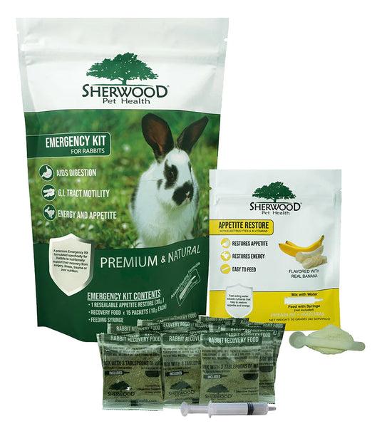 Sherwood Pet Health Emergency Kit for Rabbits – Recovery Support (Small Kit)